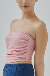 Ellie Ribbed Padded Tube Top